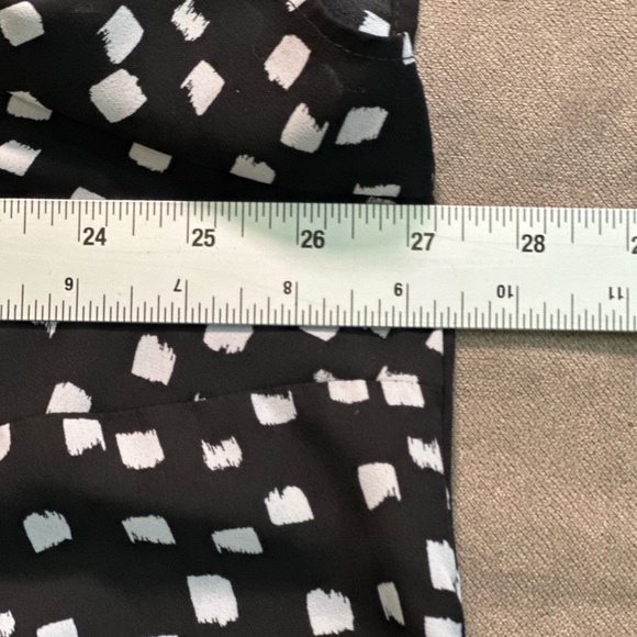 Torrid Black Blouse with White Dots - Picture 5 of 6